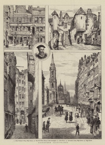 Edinburgh Illustrated by Henry William Brewer